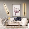 POWLIG LED Dimmable Aluminum Wall Sconce with 350 Degree Rotation (Set of 2) - 3 of 4