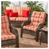 Kensington Garden 24"x22" Outdoor High Back Chair Cushion - 3 of 4