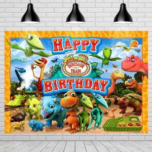 Treasures Gifted Dinosaur Train Backdrop - Dinosaur Train Party Supplies - 1 of 1