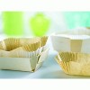 Juliette Wooden Baking Mold, PacknWood - Wood Baking Pan (26 oz, 7.4" x 4" x 2") 210NBAKE101 - Case of 80 - 3 of 4