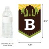 Big Dot of Happiness Sasquatch Crossing - Bigfoot Party or Birthday Party Bunting Banner - Party Decorations - Bigfoot Crossing - 3 of 4