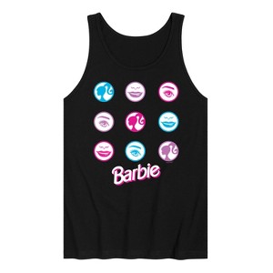 Men's - Barbie - Iconic Features of Barbie Graphic Tank Top - 1 of 2