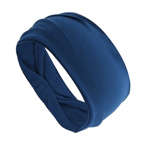 Unique Bargains Comfortable Pure Color Wide Headband 1 Pc - 1 of 4