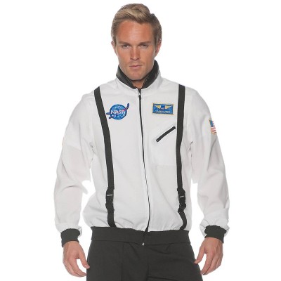 Adult Space Jacket White Halloween Costume One Size