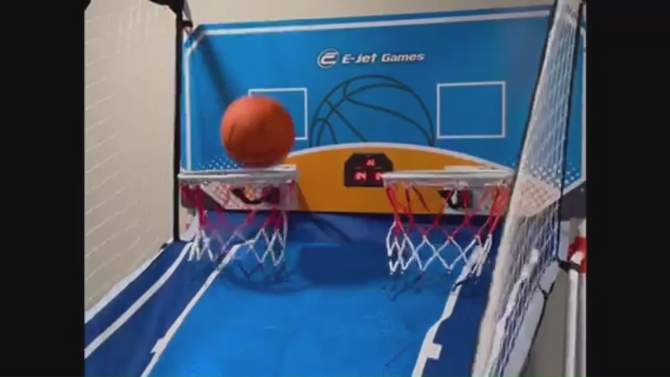 E-Jet Sports Basketball Arcade Sports Set, 2 of 5, play video