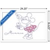 Trends International Disney Simple Moments Line Art - Minnie Mouse Framed Wall Poster Prints - 3 of 4