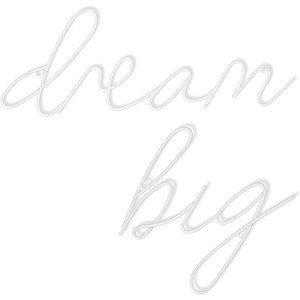 Dream Big - Metal Line Art Wall Decor Sculpture - 1 of 4