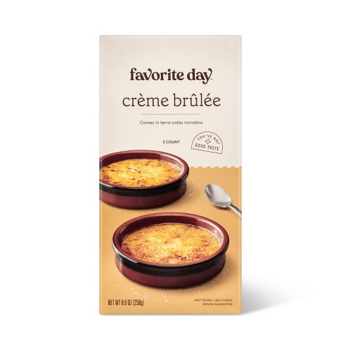 Crème Brûlée French Dessert (2-pack), 2 count, Petit Pot