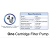 Intex Krystal Clear Cartridge Filter Pump for Above Ground Pools, 2500 GPH Pu... - 2 of 3