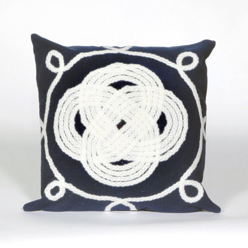 Ornamental Knot Indoor/Outdoor Throw Pillow - Liora Manne, 1 of 6