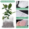 Unique Bargains Non-Woven Fabric Durable Plant Nursery Bags White - 2 of 4