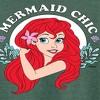 Women's - Disney - Ariel Lightweight French Terry Wide Neck Long Sleeve Shirt - 2 of 4