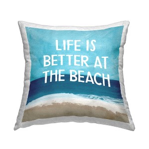 Stupell Industries Life is Better at the Beach, 18 x 18 - 1 of 3