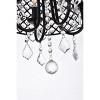 Elegant Lighting Elise 14 inch pendant in black - 4 of 4