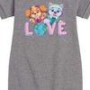 Girls' - Paw Patrol - Love Earth Graphic Short Sleeve Fleece Dress - 2 of 4
