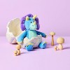 9.5" Purple Triceratops in Egg Stuffed Animal - Gigglescape™ - 2 of 4