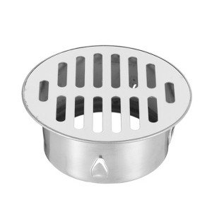 Unique Bargains Stainless Steel Flat Mouth Anti Blocking Outdoor Bathroom Drain Cover for - 1 of 4
