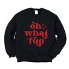 Simply Sage Market Whimsical Oh What Fun Sweatshirt - 2 of 4