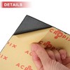 Unique Bargains Aluminum Foil Foam Car Heat Damping Pad Silver Tone 157mil 2 Pcs - 4 of 4