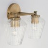 Capital Lighting Beau 2 - Light Vanity in  Aged Brass - 2 of 4