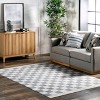 Nuloom Naya Checkered Pet Friendly Machine Washable Area Rug - 2 of 4