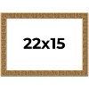 PosterPalooza | Sculpted Black Picture Frame - UV Acrylic, Backing Board, Hanging Hardware Included - 2 of 4
