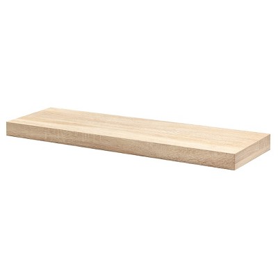 target wood floating shelves