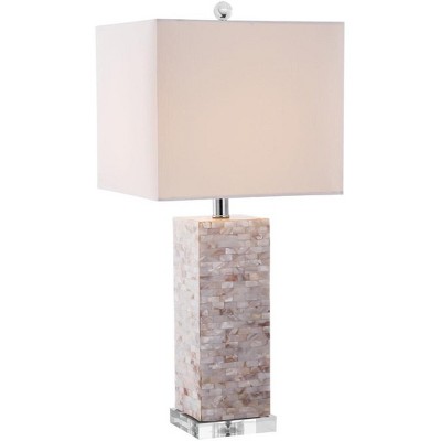 Homer Coastal Shell 26-inch Cream Table Lamp