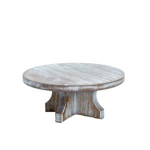 VIP Wood 9 in. Brown Riser with Center Cross Leg - 1 of 2
