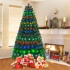 Tangkula 7ft Pre-Lit Optical Fiber Artificial Christmas Tree w/ Lights Multicolor - 2 of 4