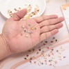Unique Bargains Gold Plated Rust-proof DIY Keychain Crafting Star Charm Pendant 40 Pcs - 3 of 4