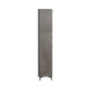 Famapy Gray compartments Stone pattern Double door Display Storage cabinet - 4 of 4