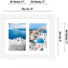 Americanflat Double Picture Frame with shatter-resistant glass - Horizontal and Vertical Formats for Wall -  Available in a variety of Colors - 3 of 4