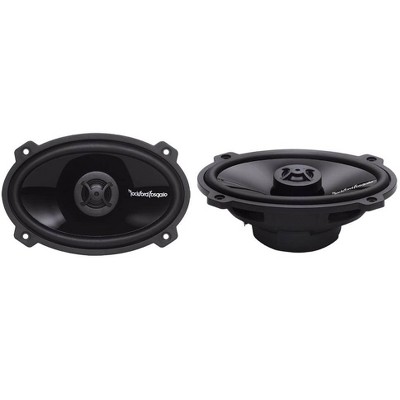 Rockford Fosgate P1462 4x6" 140W 2-Way Full Range Punch Car Audio Speakers, Pair