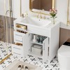 VYNXARIA 36'' Bathroom Vanity with Resin Sink - Stylish Freestanding Storage Cabinet - 3 of 4