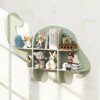 Infans 2-Tier Floating Dinosaur Kids Bookshelf Wall-Mounted Nursery Book Shelf - 3 of 4