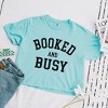 Simply Sage Market Women's Booked and Busy Short Sleeve Relaxed Fit Cropped Tee - 3 of 4