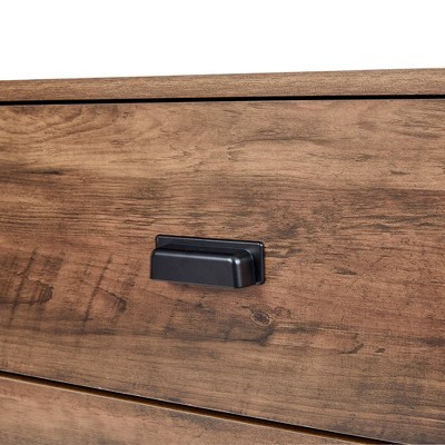 Brooklyn 59'' Brown Acacia Sideboard with Metal Legs