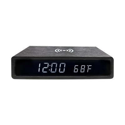 ZTECH Wireless Charger Clock with LED Clock