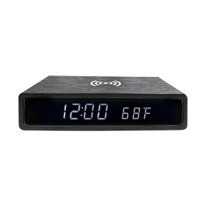 ZTECH Wireless Charger Clock with LED Clock - 1 of 4