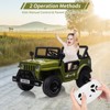 12V Kids Ride On Truck Car with Remote Control, Spring Suspension, Various Speeds, LED Lights, Music, and Safety Belt, Electric Ride On Car Toys - 2 of 4
