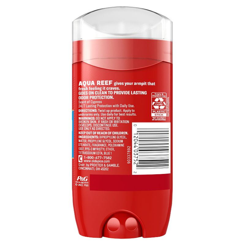 Old Spice Red Zone Aqua Reef Deodorant - 3oz, 3 of 9