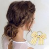 Unique Bargains Women's Cute Bow Flowers Hair Ropes Yellow 10 Pcs - 2 of 3