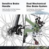 Aukfa 24 Inch Mountain Bike for Teenagers -Durable High Carbon Steel Frame,For School Commuting & Outdoor Riding - 4 of 4