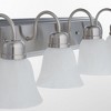Quorum Lighting 4 - Light Vanity in  Satin Nickel - 3 of 4