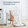 Gel Memory Foam Mattress Topper, Removable & Washable Cover, Non-Slip Design - 4 of 4