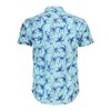 Banana Boat UPF 50+ Men's Hawaiian Print Shirt | Aqua Octopus - 3 of 3