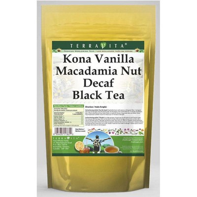 TerraVita Kona Vanilla Macadamia Nut Decaf Black Tea (25 tea bags, ZIN: 539913)