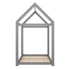 XIYUYEU Twin Size Floor Bed Modern House-Shaped Bed Frame for Bedroom, No Box Spring Required - 4 of 4