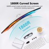Z-EDGE 27-inch 100Hz Curved Monitor, FHD 1920x1080, Eye-Care Technology, 178° Wide View Angle, VGA+HDMI - 4 of 4